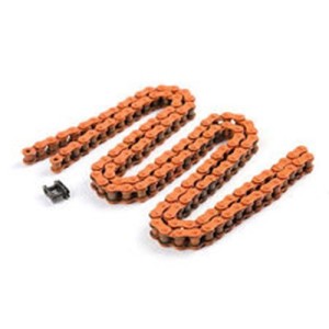Chain RK step 520 Transmission cross professional without O-RING 120 chain links - Orange-ND520MXZ4.120 | RiMotoShop