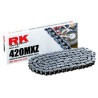 Chain RK step 420 cross professional without O-RING 140 chain links - Black-420MXZ.140 | RiMotoShop