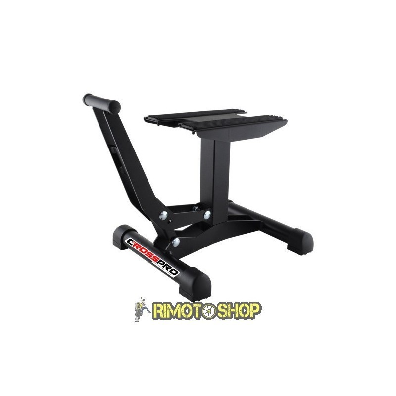 Cavalletto alzamoto CrossPro a leva nero MX enduro-8200100005|RiMotoShop