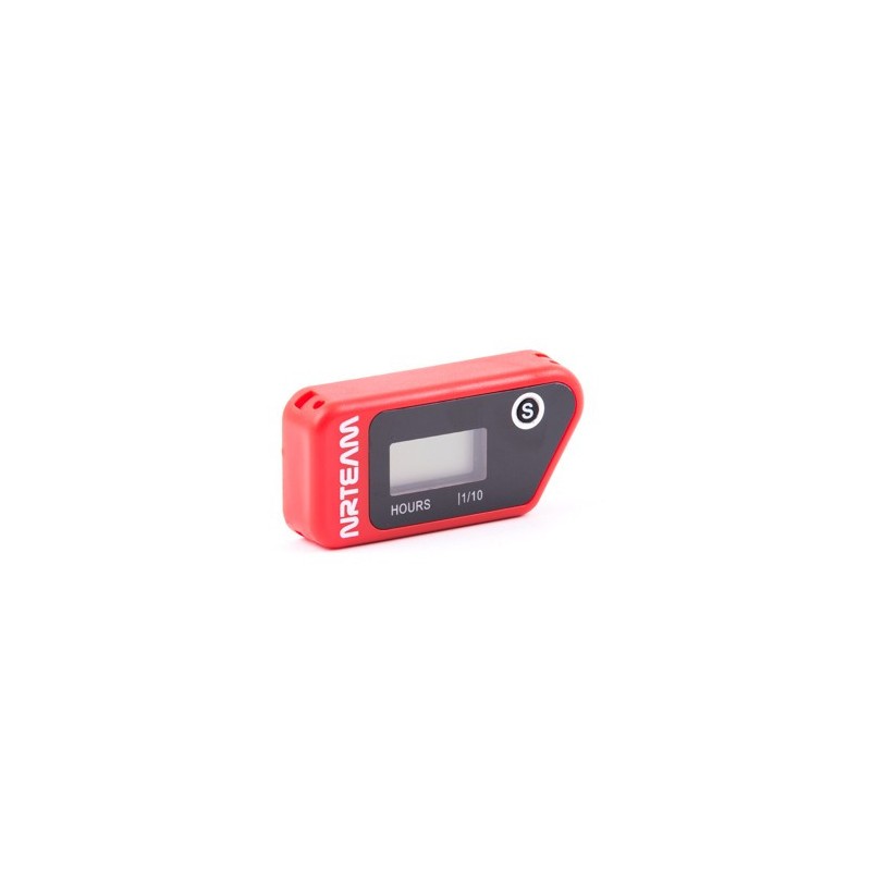Compteur d'heures wireless universel ROUGE-CNTR.R-RiMotoShop