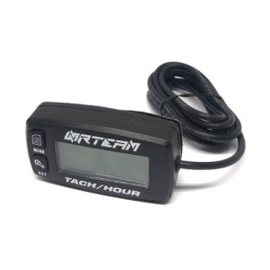 Universal induction hour meter and tachometer black-STRZC | RiMotoShop
