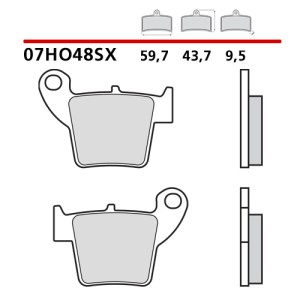 Brembo Beta RR 350 2011-2025 front brake pads-07KA17 | RiMotoShop