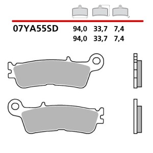 Pastiglie del freno Brembo Fantic 450 XXF 2022-2025