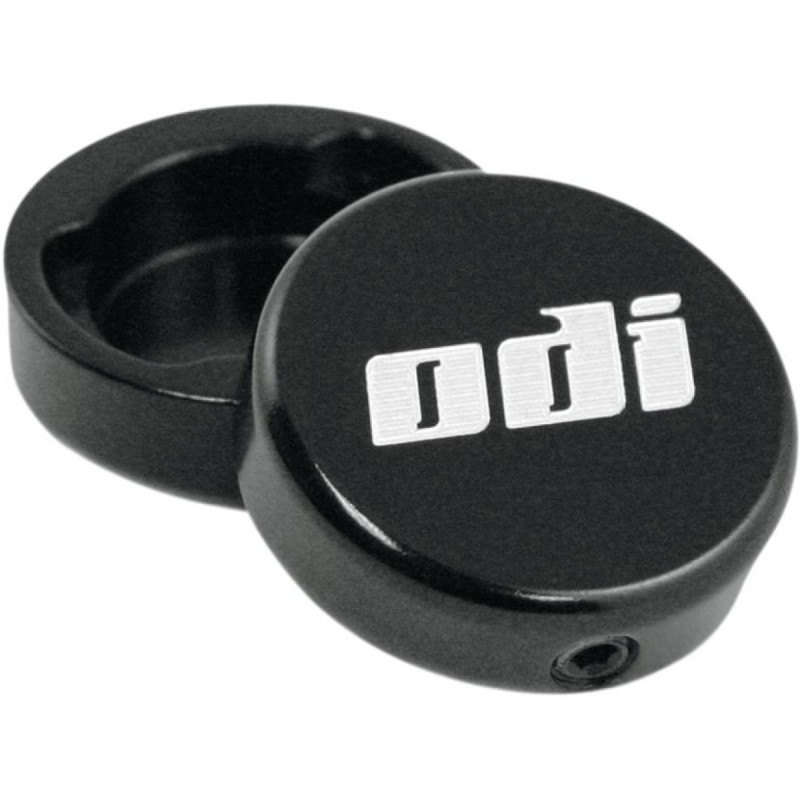 Bar end plugs black-F70ECB-Odi grips