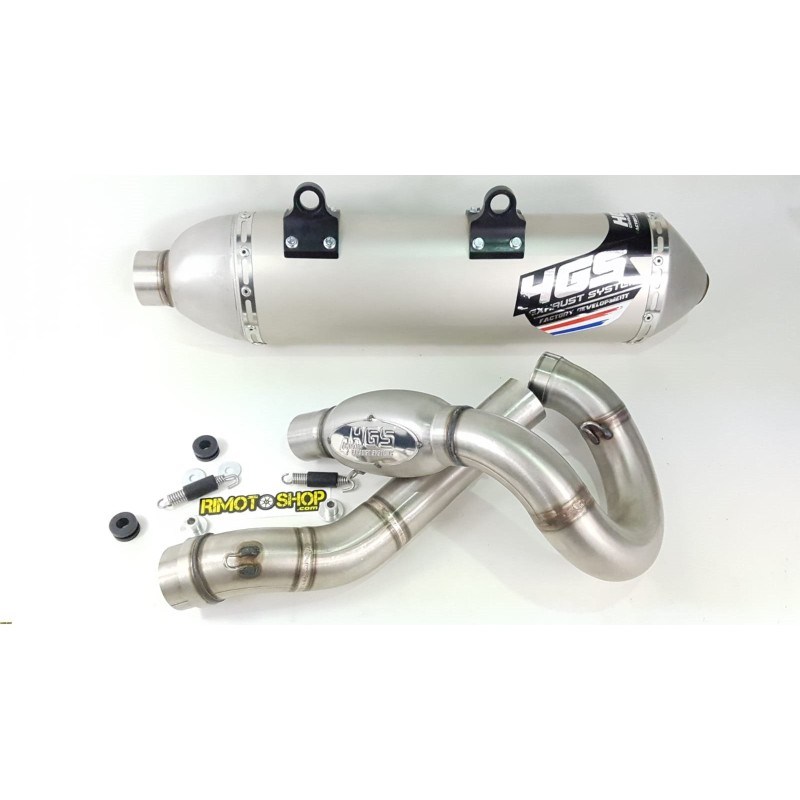 Scarico HGS KTM 450 EXC F 17-18 completo-HG06C912FE|RiMotoShop