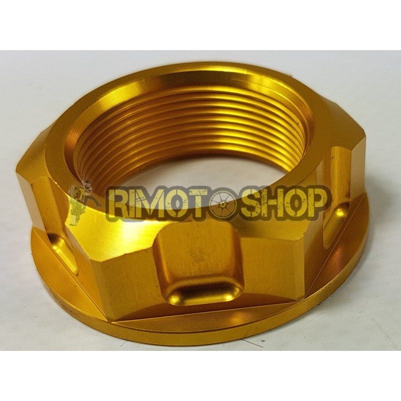 Yamaha YZ 125 94-18 Tuerca de la placa de dirección oro