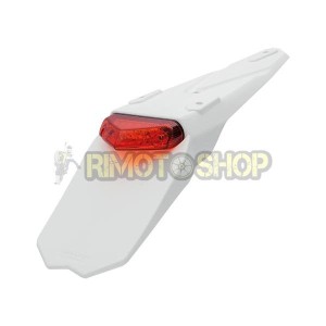 PORTATARGA MANTIS white LED APPROVED enduro motard-507052 | RiMotoShop