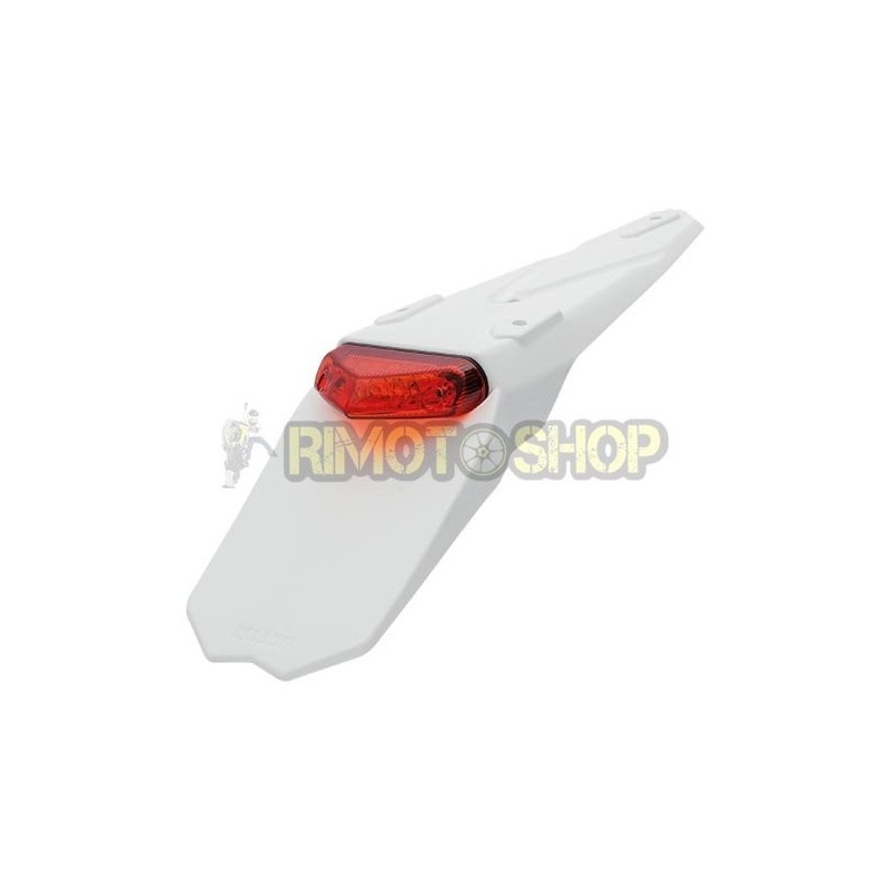 PORTATARGA MANTIS BLANC LED approuvé enduro motard-507052-RiMotoShop