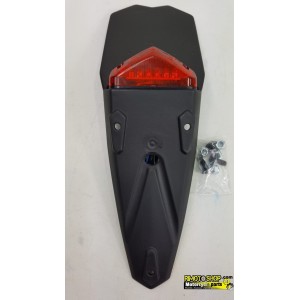 PORTATARGA MANTIS NOIR LED approuvé enduro motard-507053-RiMotoShop