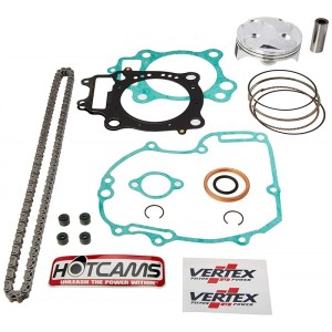 13-14 KAWASAKI KX450F Piston pro HC with cylinder seals-23858-KIT | RiMotoShop