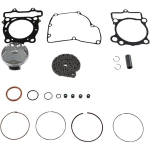 01-07 YAMAHA YZ250F Piston high compression with cylinder seals-22889/GT | RiMotoShop