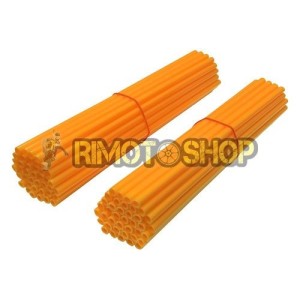 Set 80 rayons de la roue de recouvrement orange fluo-SKSK.FA-RiMotoShop