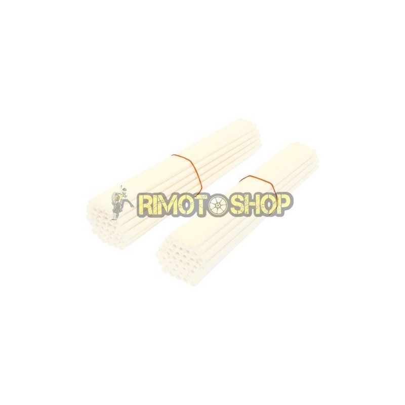 Set 80 rayons de la roue de recouvrement blanc-SKSK.NW-RiMotoShop