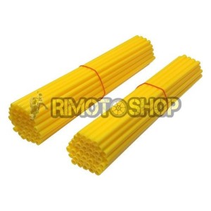 Set 80 rayons de la roue de recouvrement jaune-SKSK.NG-RiMotoShop