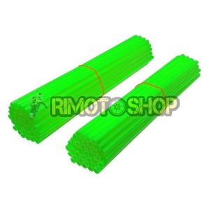 Set 80 rayons de la roue de recouvrement vert fluo-SKSK.FV-RiMotoShop