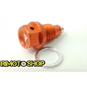 Tappo scarico olio magnetico KTM 450 EXC F (03-18) arancione-DS89.1007A | RiMotoShop