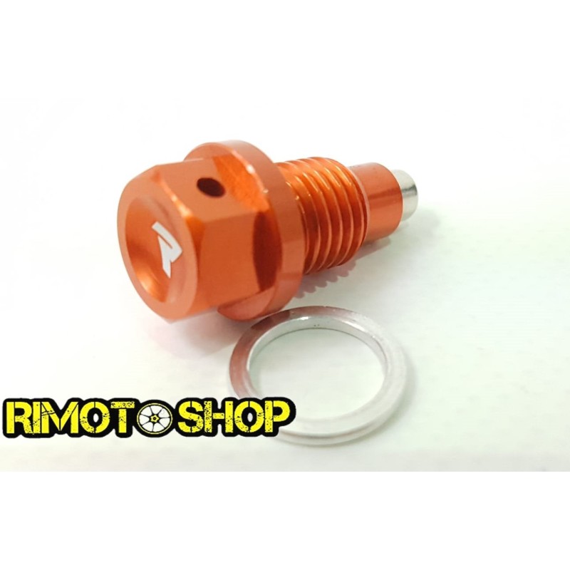 Tappo scarico olio magnetico KTM 450 EXC F (03-18) arancione-DS89.1007A | RiMotoShop