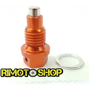 Magnetic oil drain plug KTM 520 EXC F (00-02) orange-DS89.1007A | RiMotoShop