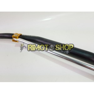 Handlebar 28.6 mm X-BAR AMERICA crease average black-WD-AM207-014 | RiMotoShop