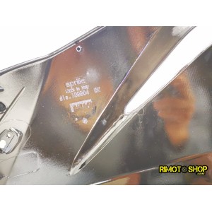SIDE PANEL UPPER RH BLACK + STICKER APRILIA RS 125-109904 | RiMotoShop