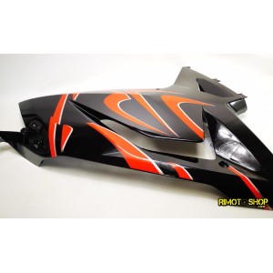 HULL SUPÉRIEUR droit NOIR + STICKER APRILIA RS 125-109904-RiMotoShop