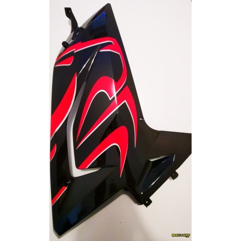 SIDE PANEL UPPER RH BLACK + STICKER APRILIA RS 125-AP8184763 | RiMotoShop
