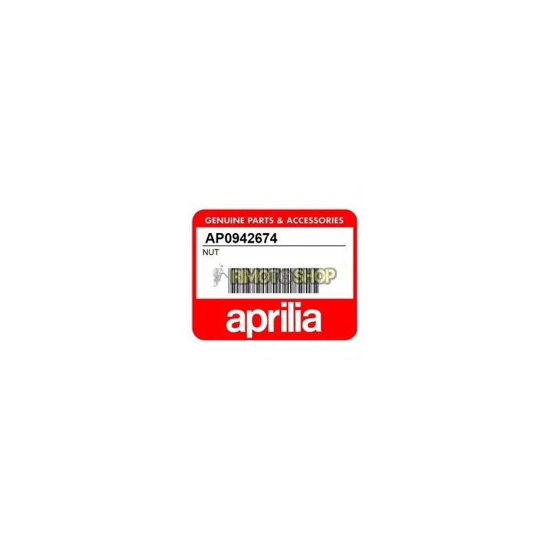 NUT M8 APRILIA RS 125 96-10-AP0942674 | RiMotoShop