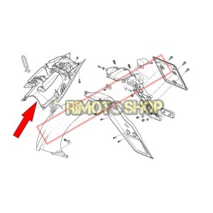 CLOSING LOWER REGGISTRO APRILIA RS 125 06-10-AP8179198 | RiMotoShop