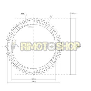 SUZUKI 600 GSX R 92/93 Kit disques d'embrayage garnie OEM-7450028-RiMotoShop