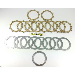 SUZUKI 750 GSX R 00/01 Kit disques d'embrayage garnie + inox OEM-7460103-RiMotoShop