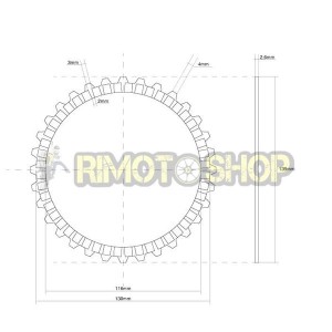 SUZUKI 1100 GSX R 93/98 clutch discs set Garnish + Steel OEM-7460110 | RiMotoShop
