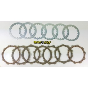 YAMAHA 125 DT R LC 88/92 Kit disques d'embrayage Racing garnie + inox-7471305-RiMotoShop