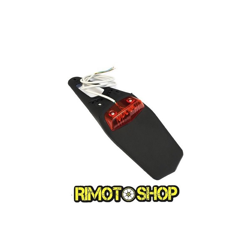 Porta targa OJC led nero ENDURO MOTARD-PTTGLED|RiMotoShop