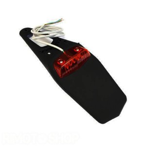 Plaque d'immatriculation OJC led noir ENDURO MOTARD-PTTGLED-RiMotoShop