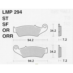Pastillas de Freno AP Beta RR 300 13-18 Delanteras race