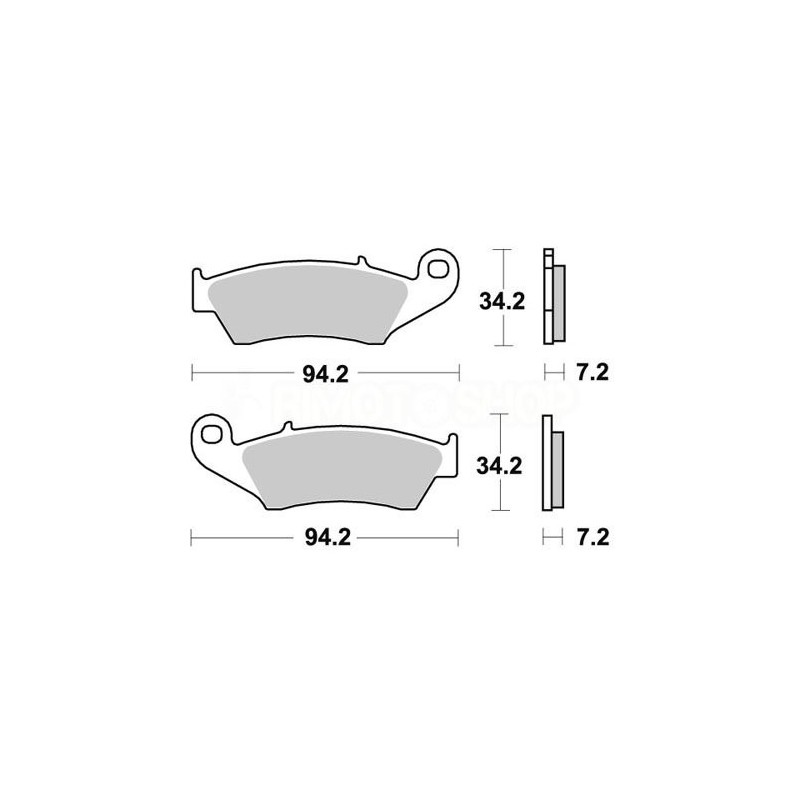 Pastillas de Freno WRP Honda CRF 450 R 02-18 Delanteras ceramic