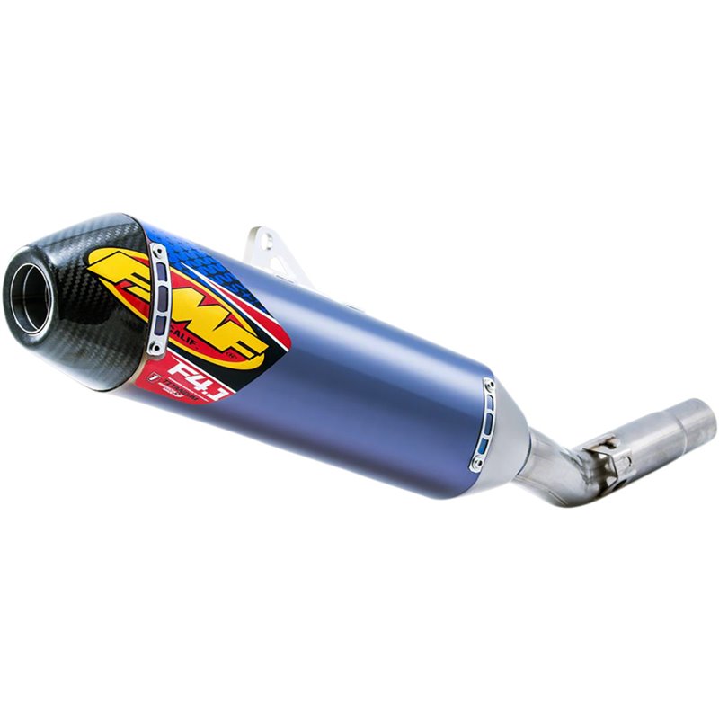 Silenziatore titanio anodizzato fondello carbonio Factory 4.1 slip-on YAMAHA YZ250F 14-18