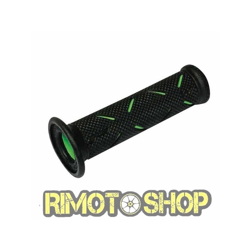 Knobs STRADA perforé PROGRIP 717 DUAL DENSITY VERT-431030-RiMotoShop