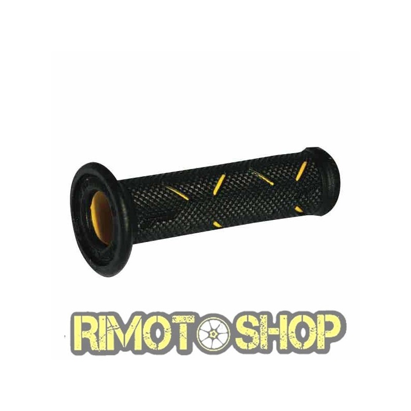Manopole STRADA FORATE PROGRIP 717 DUAL DENSITY GIALLO-431031 | RiMotoShop