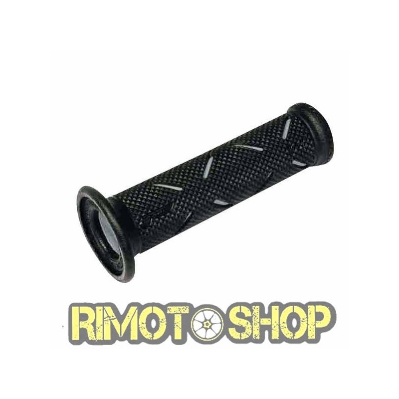 Manopole RACING FORATE PROGRIP 717 DUAL DENSITY GRIGIO-431033 | RiMotoShop
