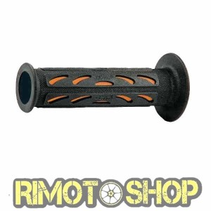 Knobs STRADA perforé PROGRIP 724 DUAL DENSITY ORANGE-431038-RiMotoShop
