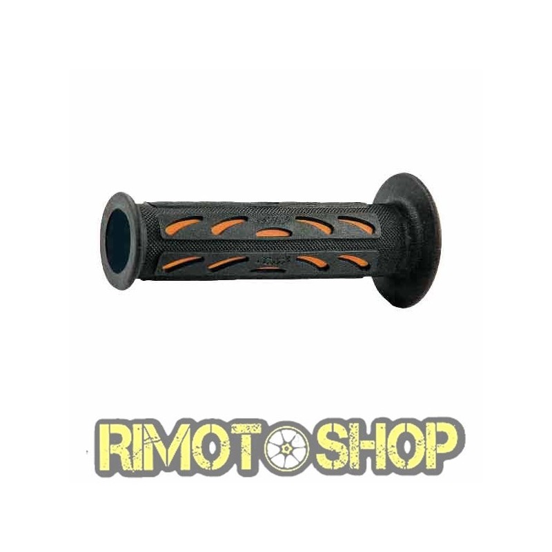 Knobs STRADA perforé PROGRIP 724 DUAL DENSITY ORANGE-431038-RiMotoShop