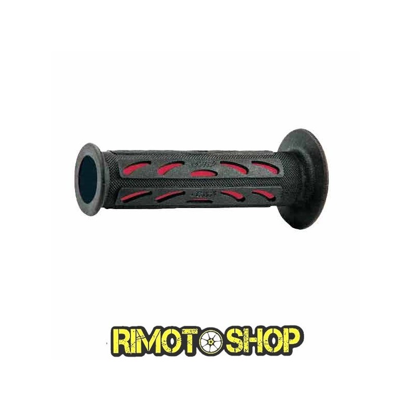 Manopole STRADA FORATE PROGRIP 724 DUAL DENSITY ROSSO-431041 | RiMotoShop