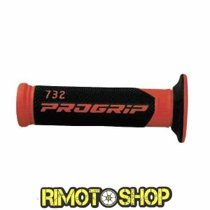 Manopole SCOOTER PROGRIP 732 DUAL DENSITY ROSSO-431061 | RiMotoShop