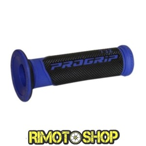 Knobs STRADA perforé PROGRIP 732 DUAL DENSITY BLEU-431065-RiMotoShop