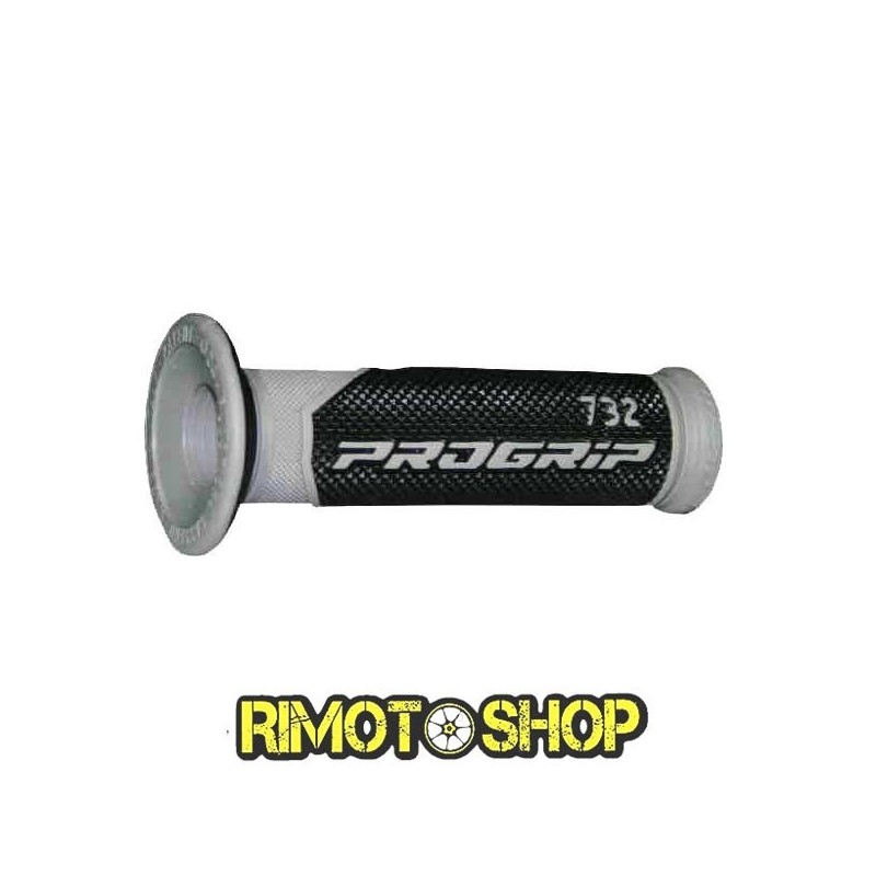 Manopole STRADA FORATE PROGRIP 732 DUAL DENSITY GRIGIO