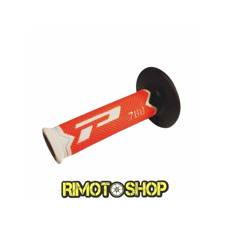 KNOBS GRIPS CROSS PROGRIP 788 TRIPLE DENSITY ORANGE FLUO-431079 | RiMotoShop