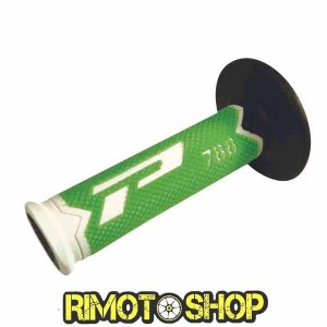 KNOBS GRIPS CROSS PROGRIP 788 TRIPLE DENSITY GREEN FLUO-431081 | RiMotoShop