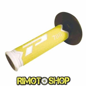 KNOBS GRIPS CROSS PROGRIP 788 TRIPLE DENSITY YELLOW FLUO-431082 | RiMotoShop