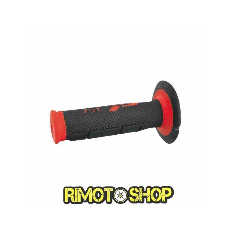 Knobs CROSS PROGRIP 791 DUAL DENSITY ROUGE-431094-RiMotoShop